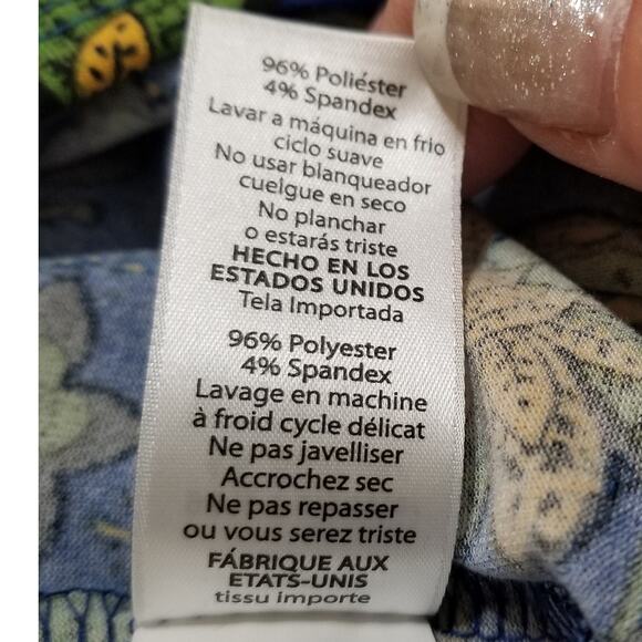 NWT'S -LuLaRoe "Debbie" Multicolor Long Sleeve, Midi Length, Round Neck - Size M - Picture 8 of 8